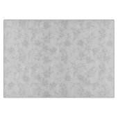 weißes Blumenglasschneidenbrett Schneidebrett (Vorderseite)