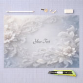 Weißes Blumenpapier, Geblüht Gewebe Seidenpapier (Handwerk)