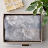 Weißes Blumenpapier, Geblüht Gewebe Seidenpapier (Geschenk)