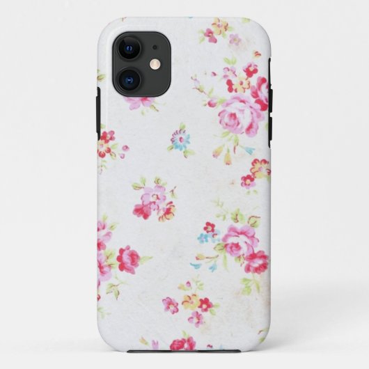Weißes BlumenShabby Chic iPhone 5/5s Case-Mate iPhone Hülle (Rückseite)