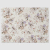 Weißes Blumenzinnpapier Seidenpapier (Vorderseite)