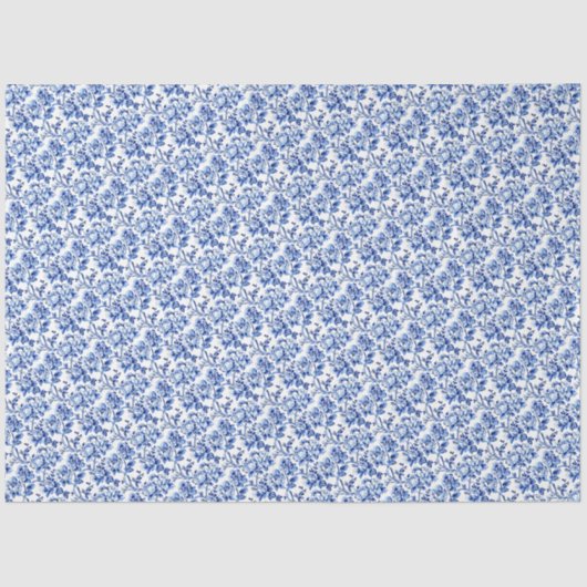 Weißes Blumenzwirn Seidenpapier (Vorderseite)