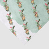 Weißes Blumenzwirn Seidenpapier (Ausschnitt)