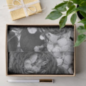 Weißes Blumenzwirn Seidenpapier (Geschenk)