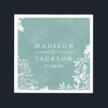 Weißes Blütenblatt, Farbe Wasserfarben, Hochzeitsm Serviette<br><div class="desc">Weiße Blumenrinde und farblich bearbeitbare Watercolor Hintergrund Hochzeitsmonogramm Servietten. Mit trendigem Pinsel-Stil Schriftart! ~ Ändern Sie einfach die Farbe des Aquarellbildes,  klicken Sie einfach auf "Weitere Einstellungen vornehmen" Scrollen Sie durch den Text und die Bilder,  bis Sie den Hintergrund Farbe Bereich sehen,  und wählen Sie Ihre benutzerdefinierte Farbe.</div>