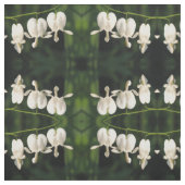 Weißes blutendes Herz Stoff (Muster)