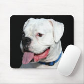 Weißes Boxer mousepad (Mit Mouse)
