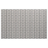 Weißes Boxerhundgewohnheits-Gewebe Stoff (Yard (91,4 cm))