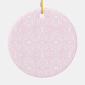 Weißes Braut-III Keramik Ornament (Hinten)