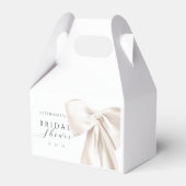 Weißes Brautparty Geschenkschachtel (Rückseite)