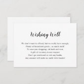 Weißes Brautparty oder Gute Karte wünschen (Vorne/Hinten)
