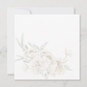 Weißes Brautparty silberfarbener Rahmen (Rückseite)