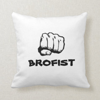 Weißes BROFIST Kissen