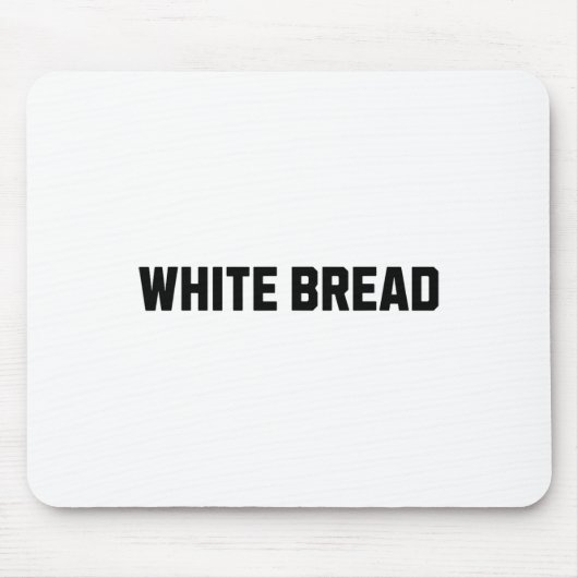 Weißes Brot Funny Costume Halloween Mousepad (Vorne)