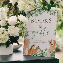 Weißes Buch und Geschenke für Landtiere Poster