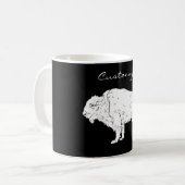 Weißes Buffalo Thunder_Cove Kaffeetasse (Vorderseite Links)