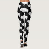 Weißes Buffalo Thunder_Cove Leggings (Rückseite)