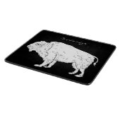 Weißes Buffalo Thunder_Cove Schneidebrett (Ecke)