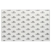 Weißes C6 Korvette Handgezeichnetes Sketch-Gewebe Stoff (Fat Quarter (45,7 x 55,9 cm))