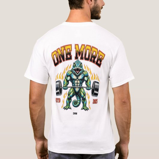 Weißes Cameleon T-Shirt (Rückseite)
