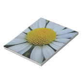 Weißes Chrysanthemum mit gelber Mitte Notizblock (Rotiert)