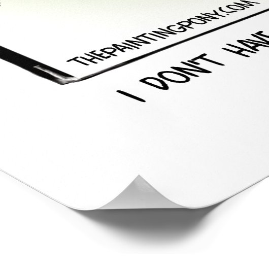 Weißes Comic Poster (Ecke)