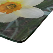 weißes Daffodialglühen Schneidebrett (Ecke)