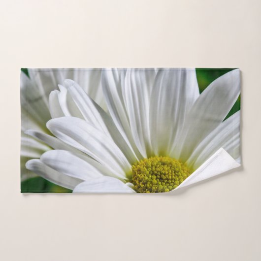 Weißes Daisy-Badetuch-Set Badhandtuch Set (Handtuch)