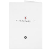 Weißes Damastbrokett Hochzeitsmenü (Hinten)