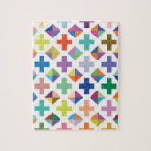 Weißes Diamant-Puzzlespiel Puzzle (Vertikal)