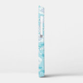 Weißes Dianthus-Nelken Case-Mate iPhone Hülle (Rückseite / Links)