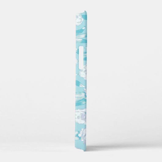 Weißes Dianthus-Nelken Case-Mate iPhone Hülle (Rückseite / Rechts)