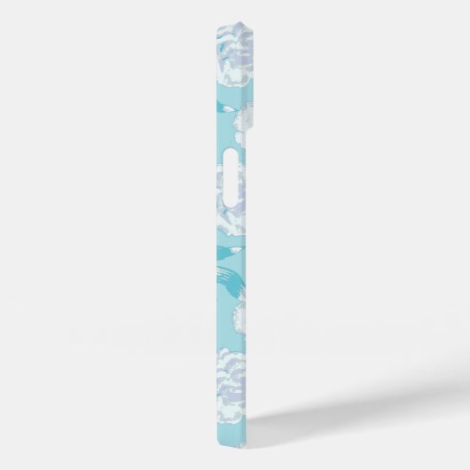 Weißes Dianthus-Nelken Case-Mate iPhone Hülle (Rückseite / Rechts)