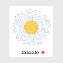 Weißes Disma Aufkleber