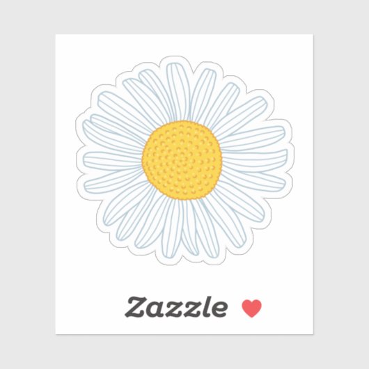 Weißes Disma Aufkleber (Blatt)