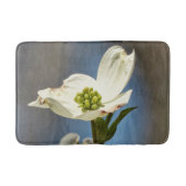 Weißes Dogwood Bloom Badematte (Vorderseite)