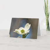 Weißes Dogwood Bloom Karte (Vorderseite)