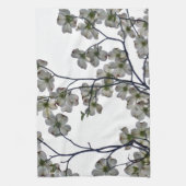 Weißes Dogwood Küchentuch (Vertikal)