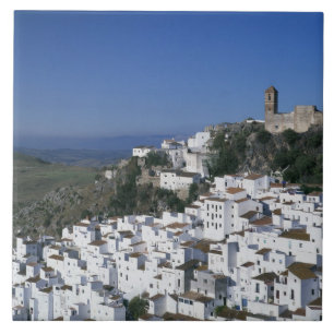 Weißes Dorf Casares, Andalusien, Spanien 2 Fliese