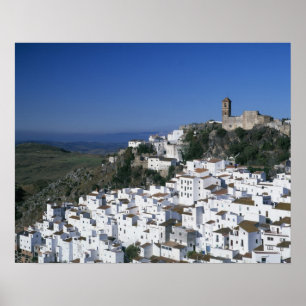 Weißes Dorf Casares, Andalusien, Spanien 2 Poster