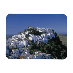 Weißes Dorf Casares, Andalusien, Spanien Magnet