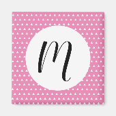 Weißes Dreieck Magnet (Vorne)