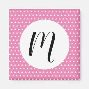 Weißes Dreieck Magnet