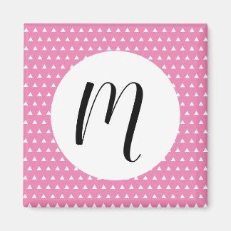 Weißes Dreieck Magnet