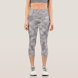 Weißes Echo Capri Leggings
