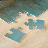 Weißes Egret im Flug Wasserfarbe Puzzle (Seite)