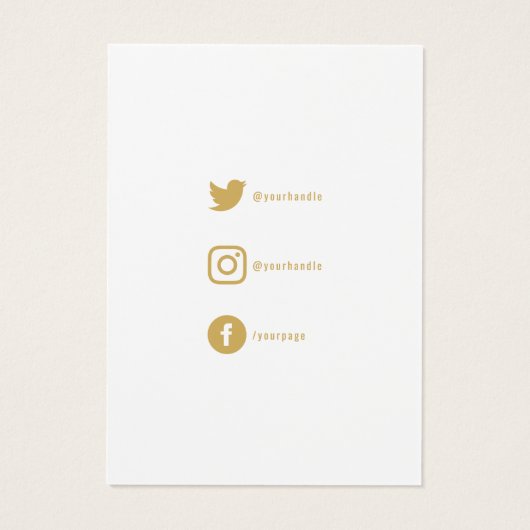 Weißes, einfaches, geometrisches Ohrring-Display (Rückseite)