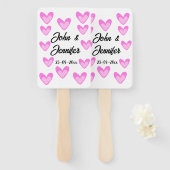 Weißes, einfaches Kleinstschreiben Fächer (Vorne und Hinten)