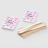 Weißes, einfaches Kleinstschreiben Fächer (Non-assembled)