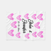 Weißes, einfaches Kleinstschreiben Fleecedecke (Vorderseite (Horizontal))